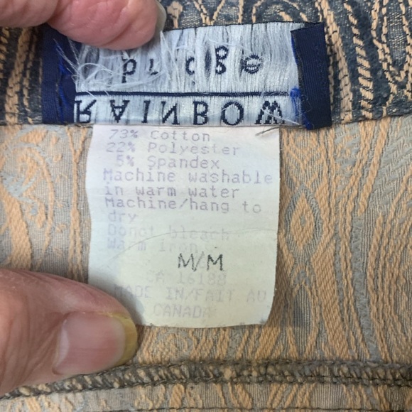 Rainbow Bridge Vintage Zip Up Vest, Stretch - Picture 10 of 11